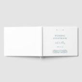 Livre D'or Mariage Boho Fleur sauvage bleu (Complet)