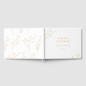 Livre D'or Mariage Boho Floral Corner beige (Complet)