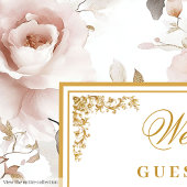 Livre d'or mariage boho moderne