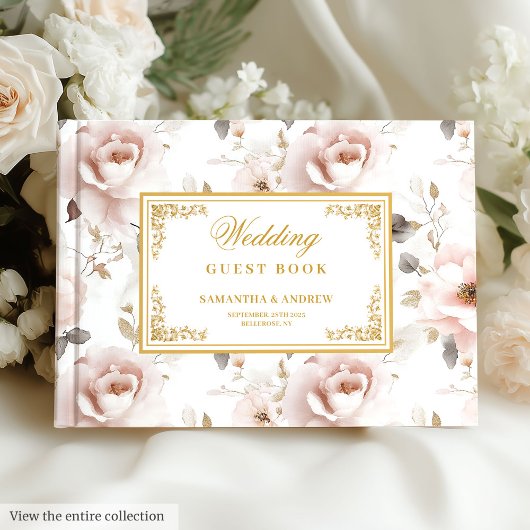Livre d'or mariage boho moderne