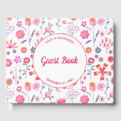 Livre D'or Mariage boho rose moderne (Recto)
