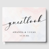 Livre D'or Mariage botanique rustique simple (Recto)