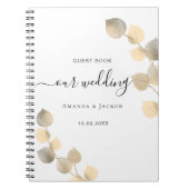 Livre d'or mariage budget eucalyptus (Devant)