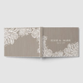 Livre D'or Mariage Burlap et Lace (Complet)