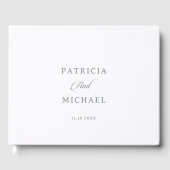 Livre D'or Mariage Calligraphie Chic Classique  (Recto)