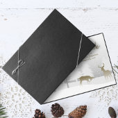 Livre D'or Mariage campagnard des neiges d'hiver White Woodla