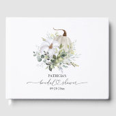 Livre D'or Mariage Champêtre de Citrouille d'Automne (Recto)