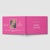 Livre D'or Mariage Chic Moderne Élégant Simple Rose (Complet)