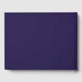 Livre D'or Mariage Chic Or Script Bleu Nuit (Verso)