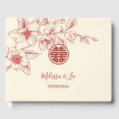 Livre D'or Mariage chinois Magnolia Cream (Recto)