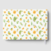 Livre D'or Mariage Citrus Oranges (Verso)
