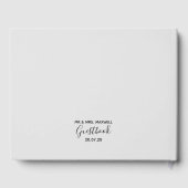 Livre d'or mariage | Classique moderne Simple Chic (Verso)