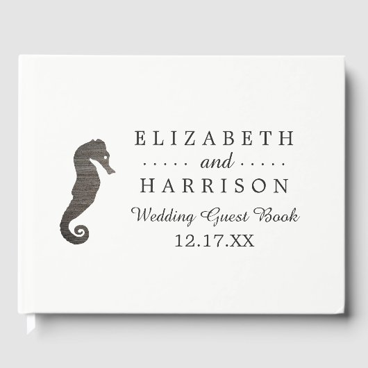 Livre D'or Mariage Clay Seahorse Beach (Recto)