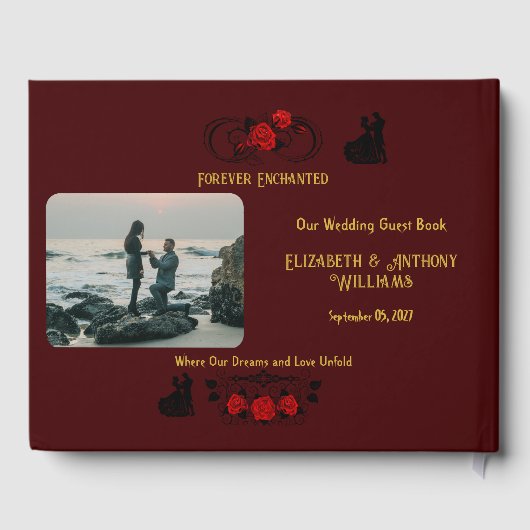 Livre D'or Mariage d'amour éternel (Verso)