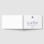Livre D'or Mariage d'Ancre bleu marine Monogram (Complet)