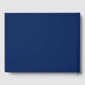 Livre D'or Mariage d'aquarelle Blue Iris (Verso)
