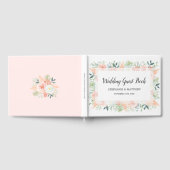 Livre D'or Mariage d'aquarelle couleur rose pâle (Complet)