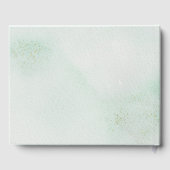 Livre D'or Mariage d'aquarelle romantique à fleurs (Verso)