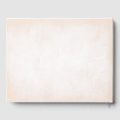 Livre D'or Mariage d'aquarelle rose pâle (Verso)