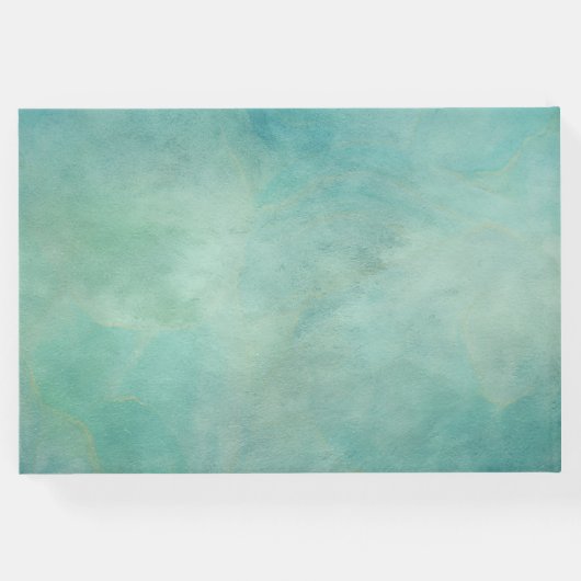 Livre D'or Mariage d'aquarelle Tropical Beach Palm Tree (Dos)