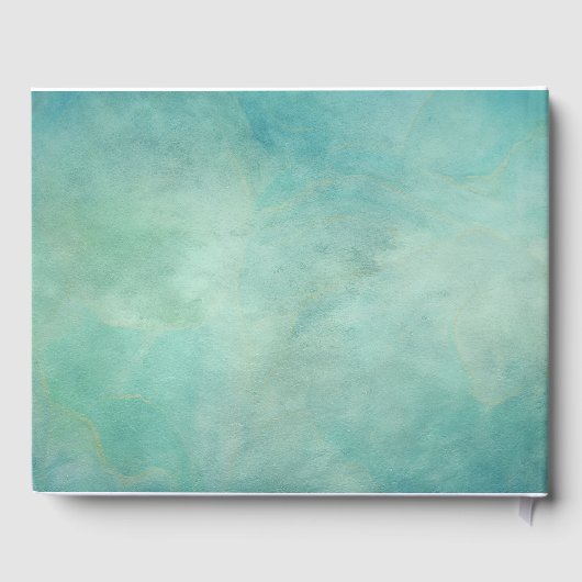 Livre D'or Mariage d'aquarelle Tropical Beach Palm Tree (Verso)