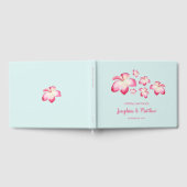 Livre D'or Mariage d'aquarelle Tropical Plumeria (Complet)