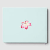 Livre D'or Mariage d'aquarelle Tropical Plumeria (Verso)