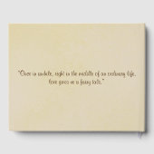 Livre D'or Mariage d'arbre rustique personnalisé à main (Verso)