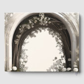 Livre D'or Mariage d'arche botanique romantique (Verso)