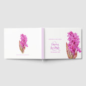 Livre D'or Mariage d'art d'orchidée rose (Complet)