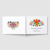 Livre D'or Mariage d'art populaire floral mexicain (Complet)