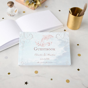 Livre d'or Mariage Dauphin Rose