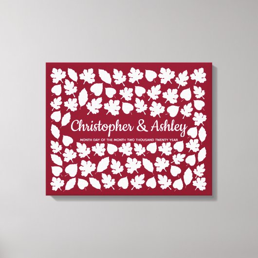 Livre d'or mariage de automne Alternative 75 Feuil (Recto)