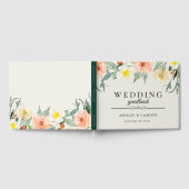 Livre D'or Mariage de bouquet de jardin de fleurs (Complet)