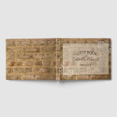 Livre D'or Mariage de briques industrielles chics (Complet)