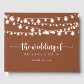 Livre D'or Mariage de calligraphie de Terracotta (Recto)