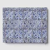 Livre D'or Mariage de carreaux portugais rustiques (Verso)