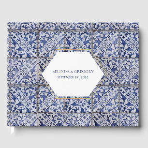 Livre D'or Mariage de carreaux portugais rustiques