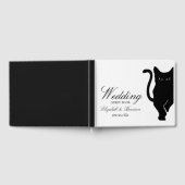 Livre D'or Mariage de chat noir Whimsical moderne (Complet)