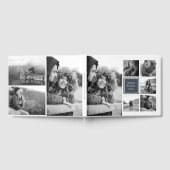 Livre D'or Mariage de collage photo noir et blanc (Complet)