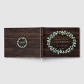 Livre D'or Mariage de couronnes Eucalyptus (Complet)