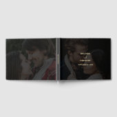 Livre D'or Mariage de couverture photo Black Gold 2 (Complet)
