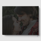 Livre D'or Mariage de couverture photo Black Gold 2 (Verso)