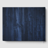 Livre D'or Mariage de dentelle en bois rustique (Verso)