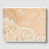 Livre D'or Mariage de dentelles et perles (Verso)