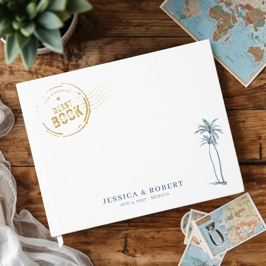 Livre D'or Mariage de Destination Moderne