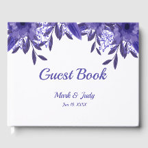 Mariage de feuillage bleu violet