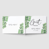 Livre D'or Mariage de feuillage d'Eucalyptus Botanique Modern (Complet)