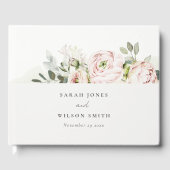 Livre D'or Mariage de feuillage Eucalyptus Pink (Recto)