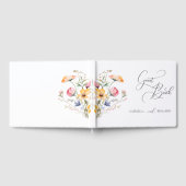 Livre D'or Mariage de Fleur sauvage d'aquarelle (Complet)